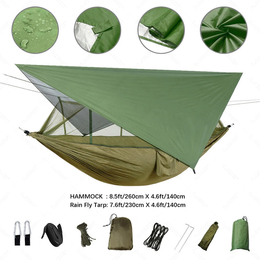 Portable Camping Hammock with Mosquito Net