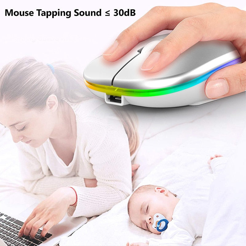 RGB Wireless Bluetooth Mouse - Craze Trends