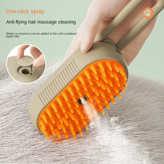 3-in-1 Cat Steam Brush - Pet Grooming Must-Have - Craze Trends