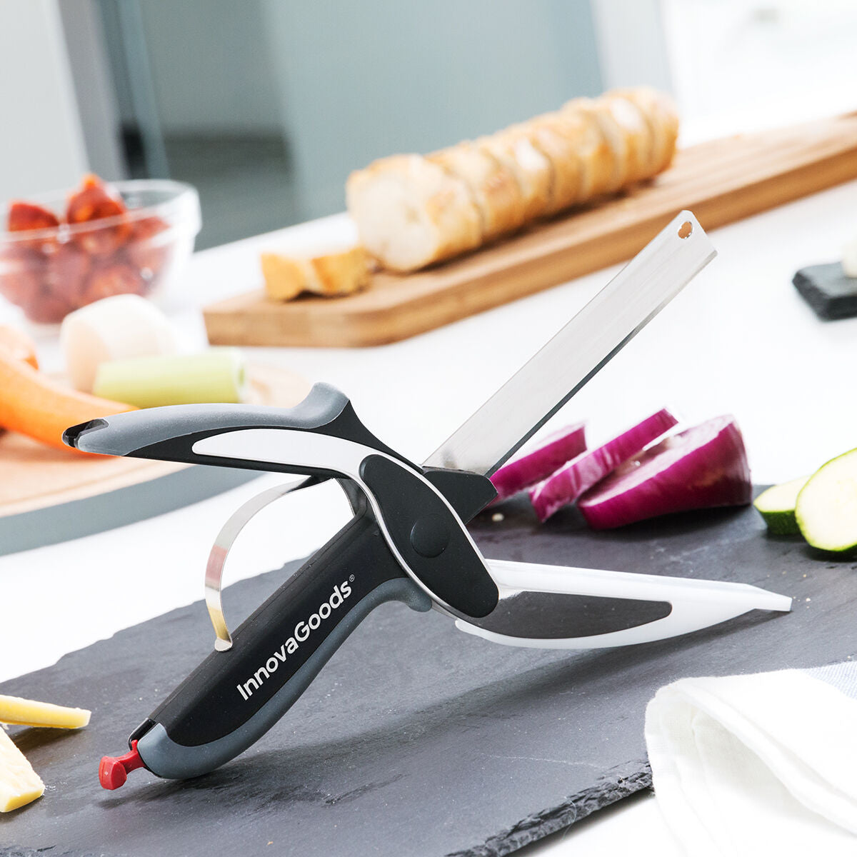 Kitchen Knife-Scissors Scible InnovaGoods - Craze Trends