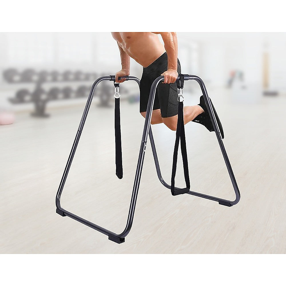 Heavy Duty Body Press Core Bars Push Up Home Gym Parallette Stand - Craze Trends