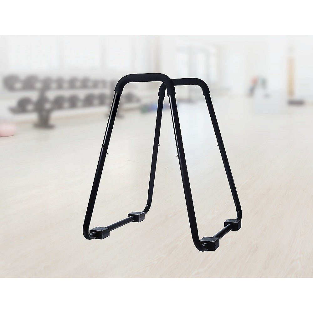 Heavy Duty Body Press Core Bars Push Up Home Gym Parallette Stand - Craze Trends