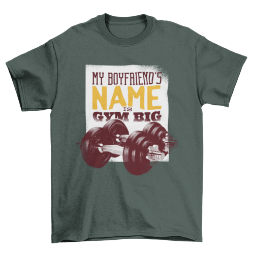 Gym Big Boyfriend T-Shirt - Craze Trends