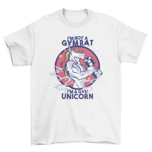 Gym unicorn t-shirt - Craze Trends