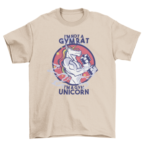 Gym unicorn t-shirt - Craze Trends