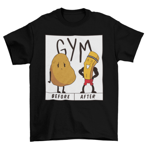 Potato gym t-shirt - Craze Trends