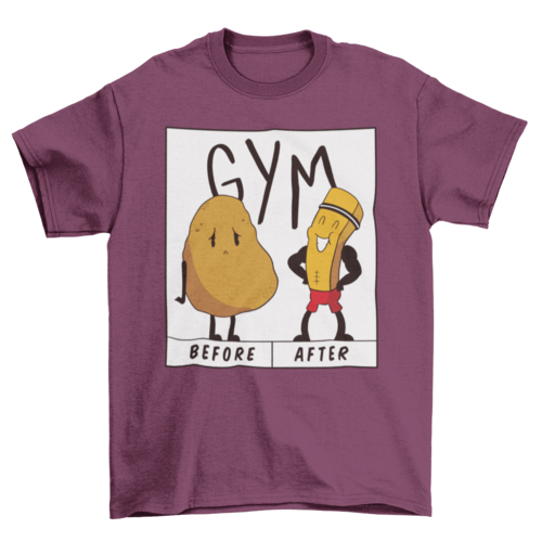 Potato gym t-shirt - Craze Trends