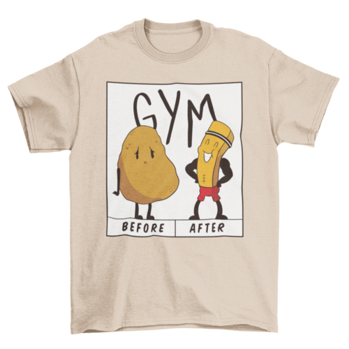 Potato gym t-shirt - Craze Trends