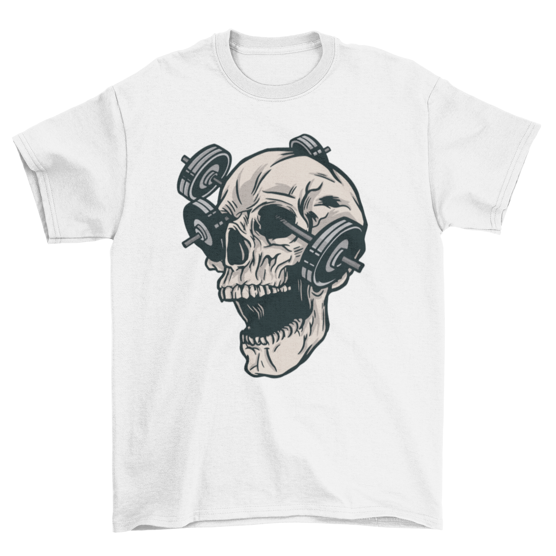 Skull gym t-shirt - Craze Trends