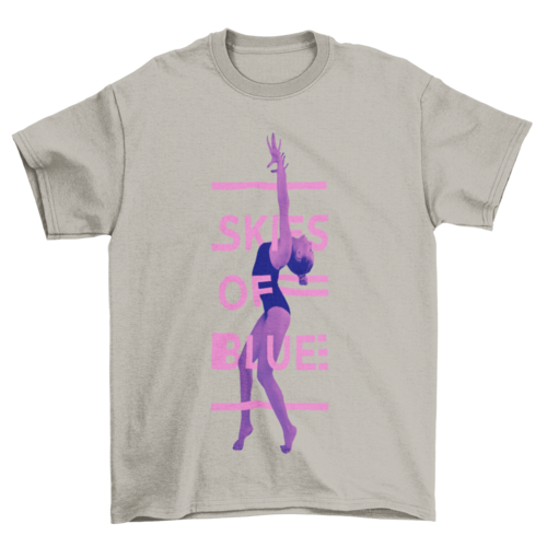 Beautiful Lady Girl Gym gymnastics Gymnast quote "Skies of blue" - Craze Trends