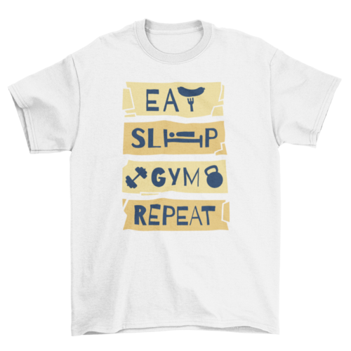 Gym routine t-shirt - Craze Trends