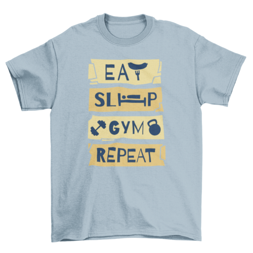 Gym routine t-shirt - Craze Trends