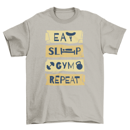 Gym routine t-shirt - Craze Trends