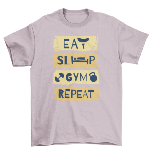 Gym routine t-shirt - Craze Trends