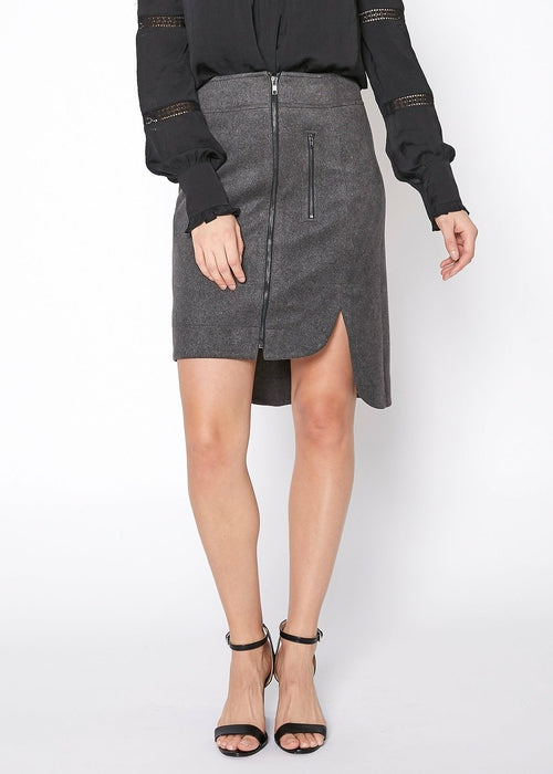 Women's Zip Front Skirt