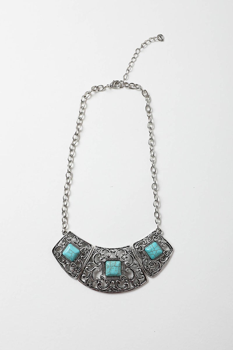 Turquoise Deco Necklace