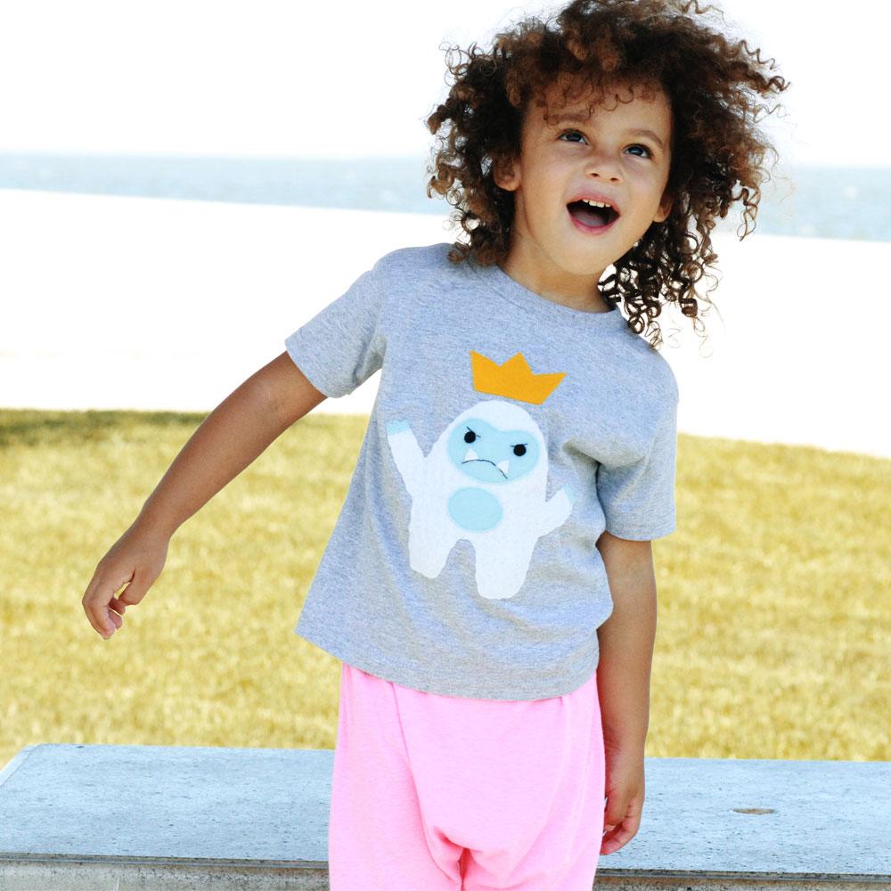 Kids T-shirt - Yeti King - Craze Trends