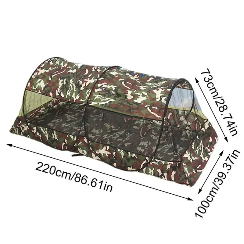 Camping Mosquito Net Tarp Tents Waterproof Travel Folding Portable for Trips Outdoor Garden Single-Door Dormitory Anti-Mosquito