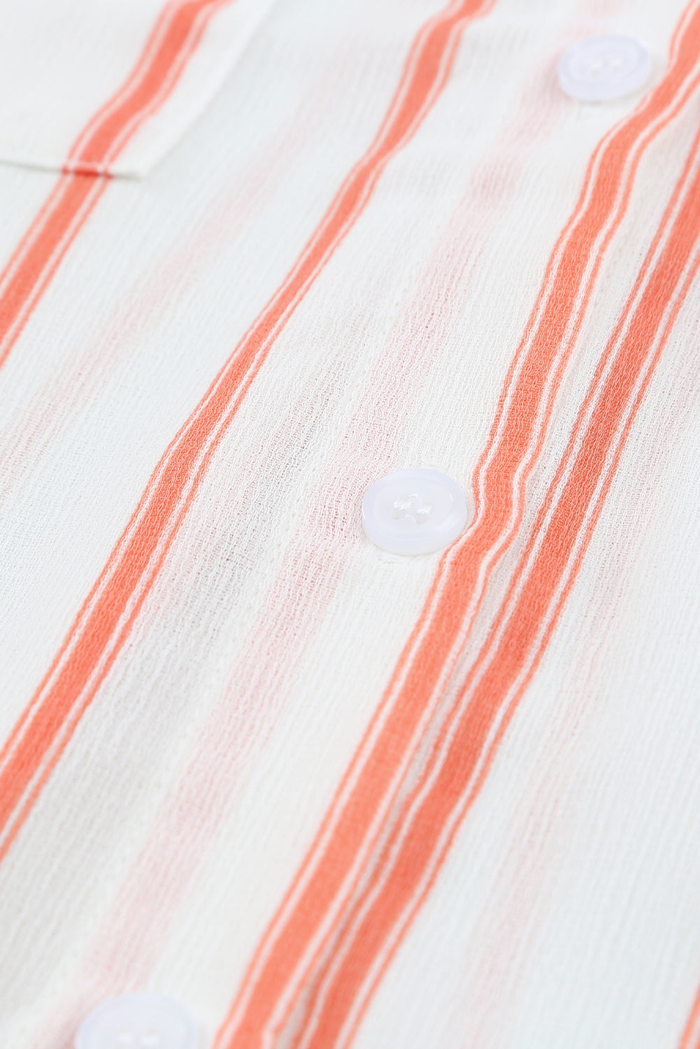 Blue Pocketed Striped Shirt