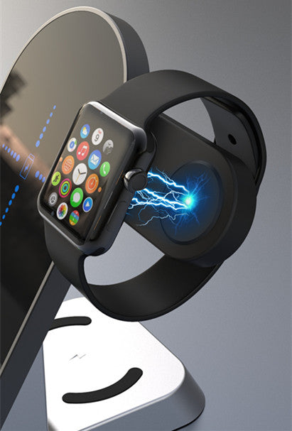 Creative Multifunctional Wireless Charging With Alarm Clock - Craze Trends