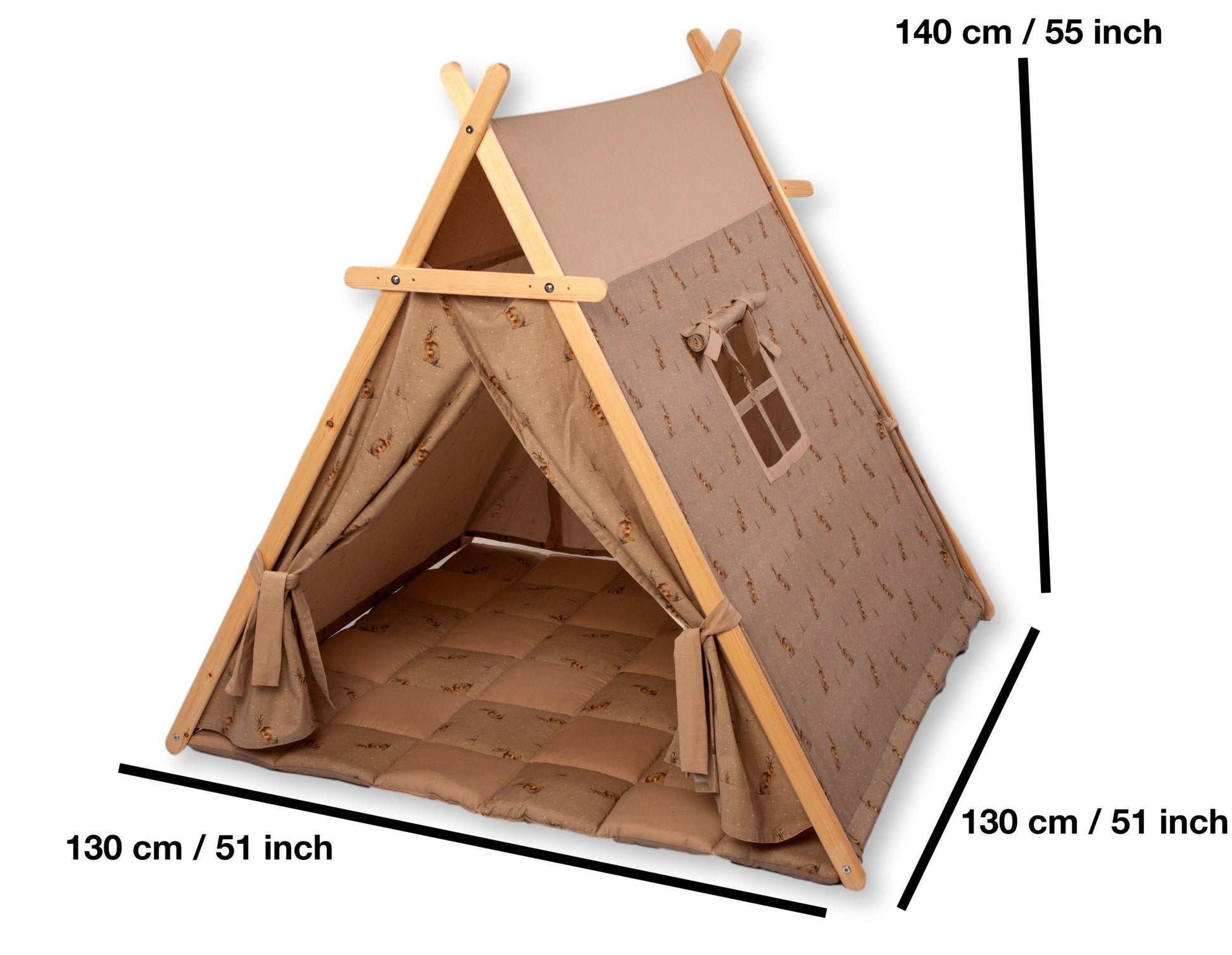 Bunny Play Tent & Play Mat | Indoor Teepee for Kids - Craze Trends