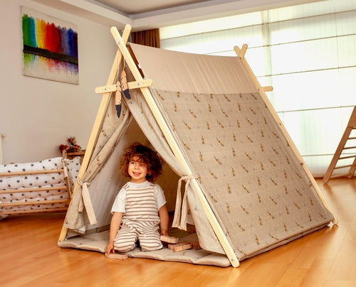 Bunny Play Tent & Play Mat | Indoor Teepee for Kids - Craze Trends