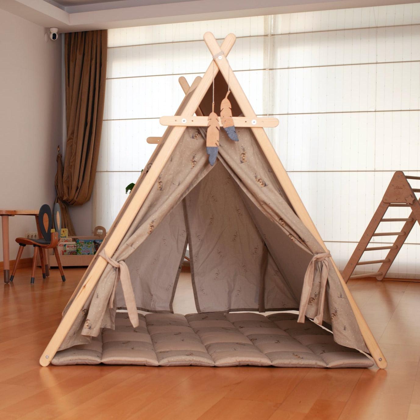 Bunny Play Tent & Play Mat | Indoor Teepee for Kids - Craze Trends