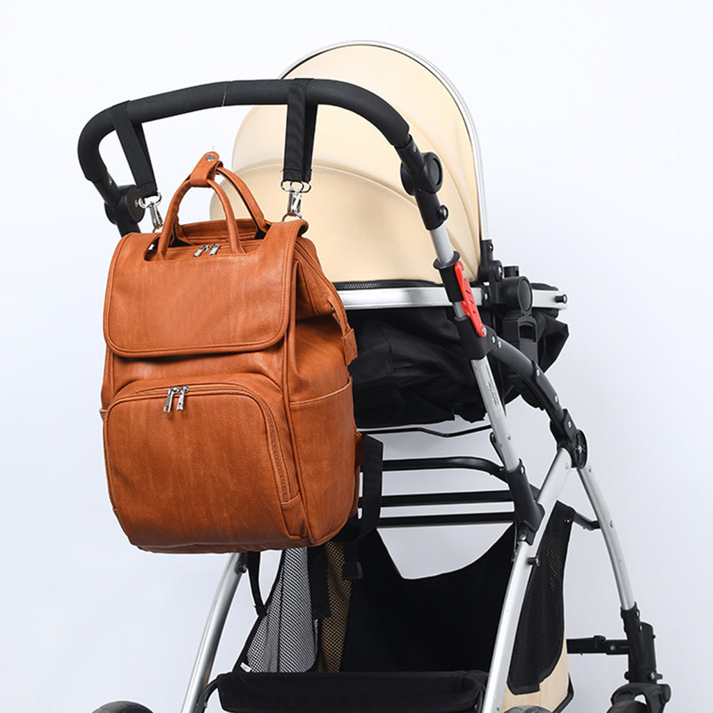 New PU Leather Diaper Bag Baby Mummy Maternity Bag - Craze Trends