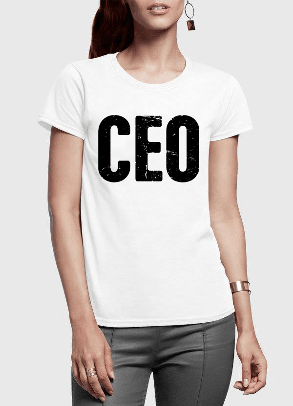 CEO Half Sleeves Women T-shirt - Craze Trends