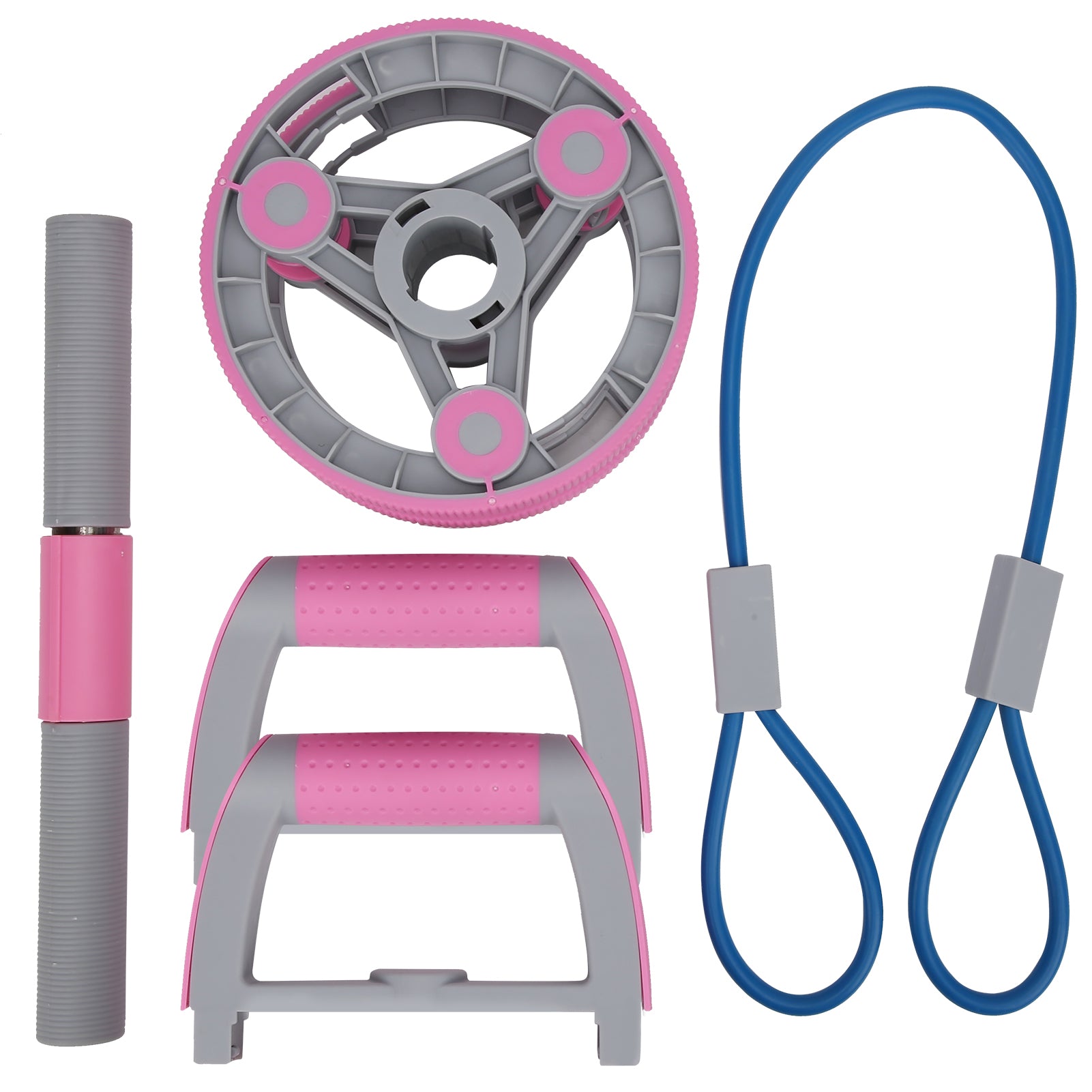 Multifunctional Abdominal Wheel Pull Strap Gym Fitness Training Set - Craze Trends