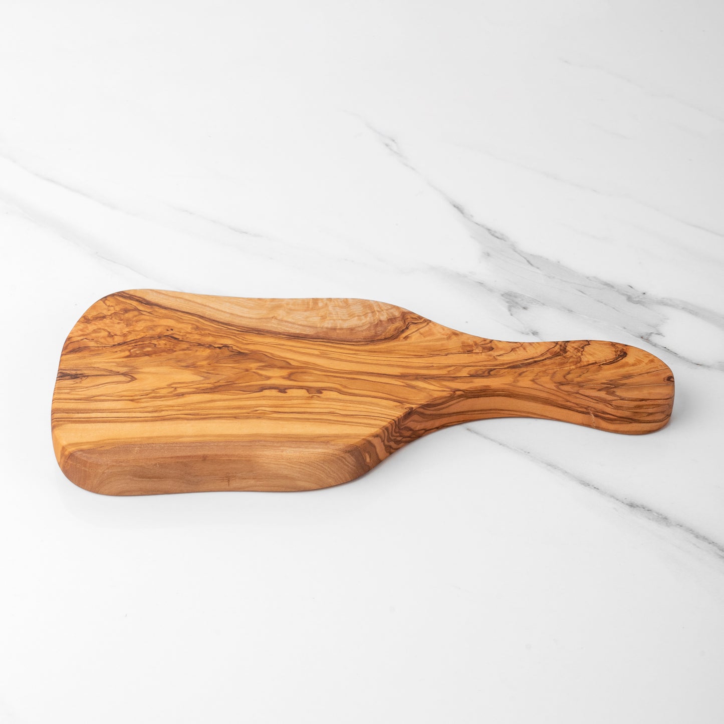 Handmade Olive Wood Rectangular Cutting Board with Handle - Craze Trends