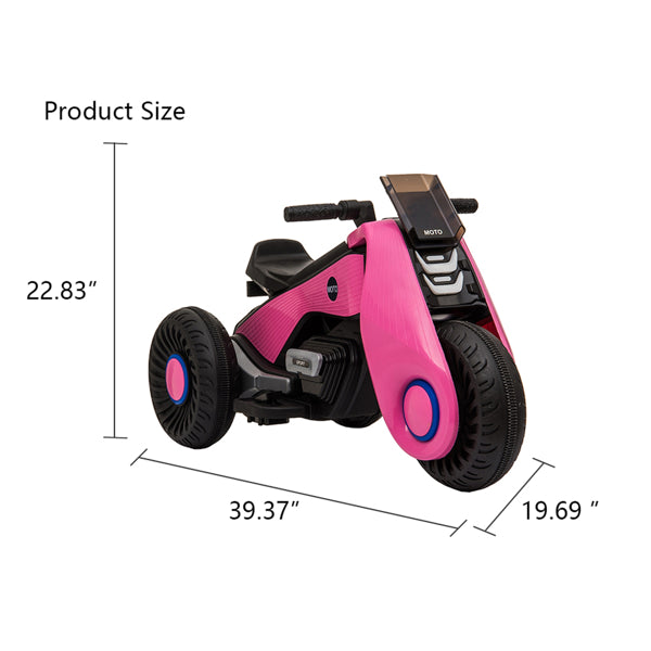 Children's Electric Motorcycle 3 Wheels Double Drive - Craze Trends