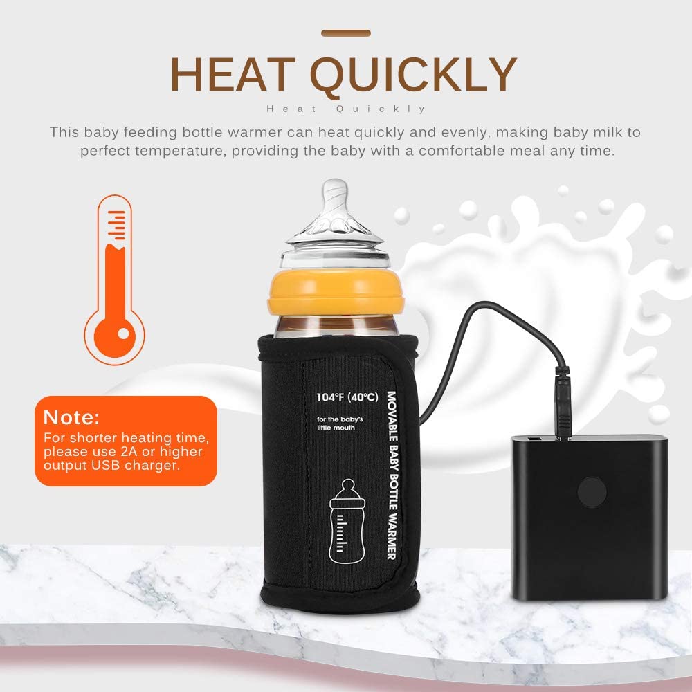 Baby Bottle Warmer Car Moveable USB Bottle Cup Heating Insulation Bag - Craze Trends