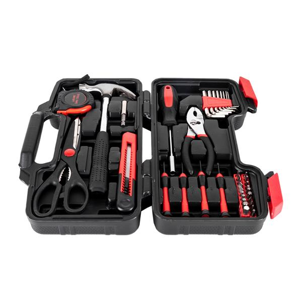 39PCS Hand Tool Set Home Measuring Tape Pliers Tool Kit - Craze Trends