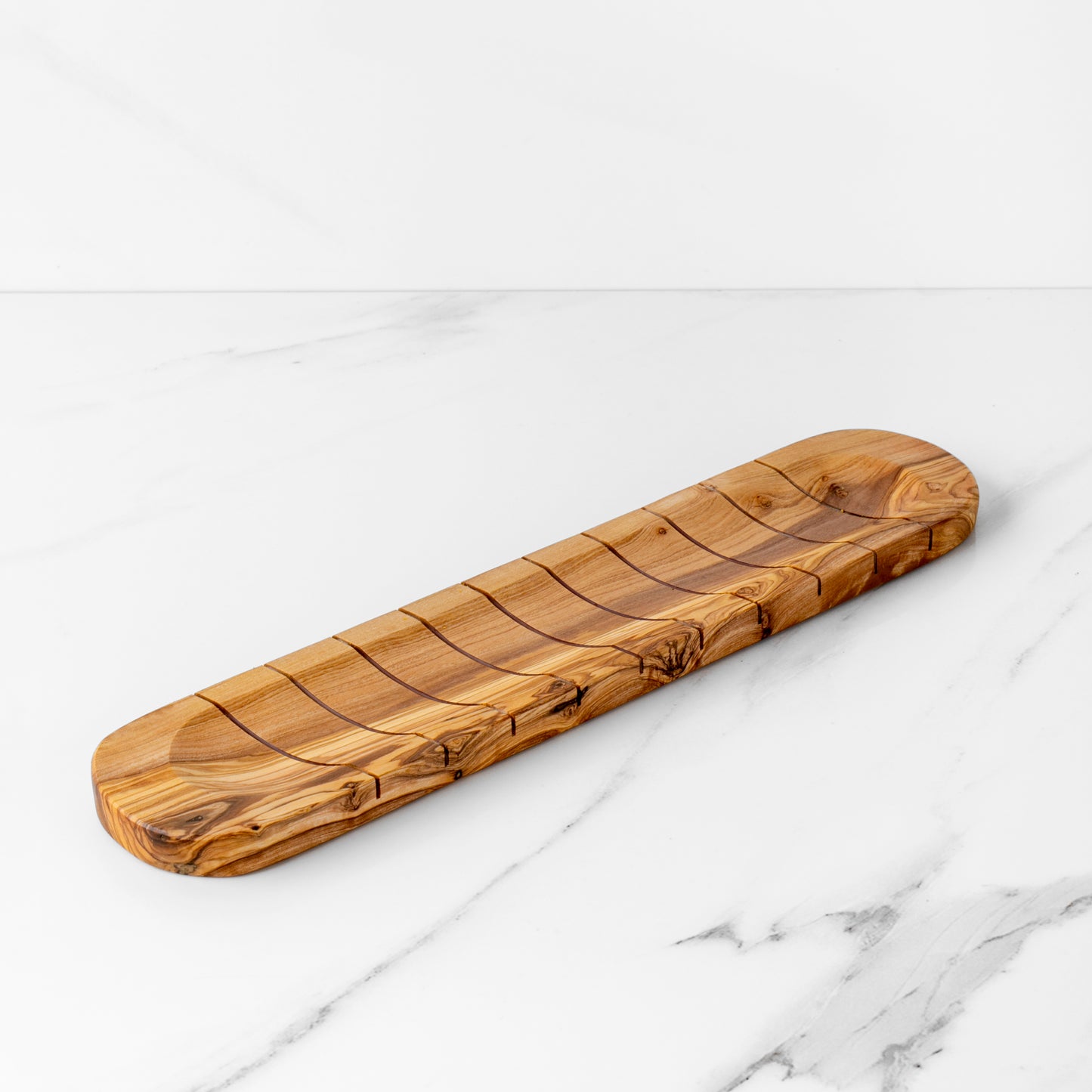 Handmade Olive Wood Bread Board | Rustic Slicing and Serving Platter - Craze Trends