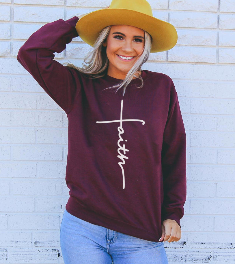 Faith Sweatshirt - Craze Trends