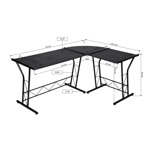 L Shaped Desk Home Office Corner Desk Gaming Computer Desk - Craze Trends