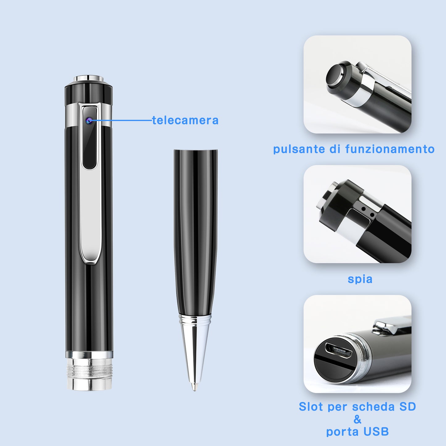 1080P HD Mini Camcorder Sports DV DVR Camcorder Hidden Camera Pen - Craze Trends