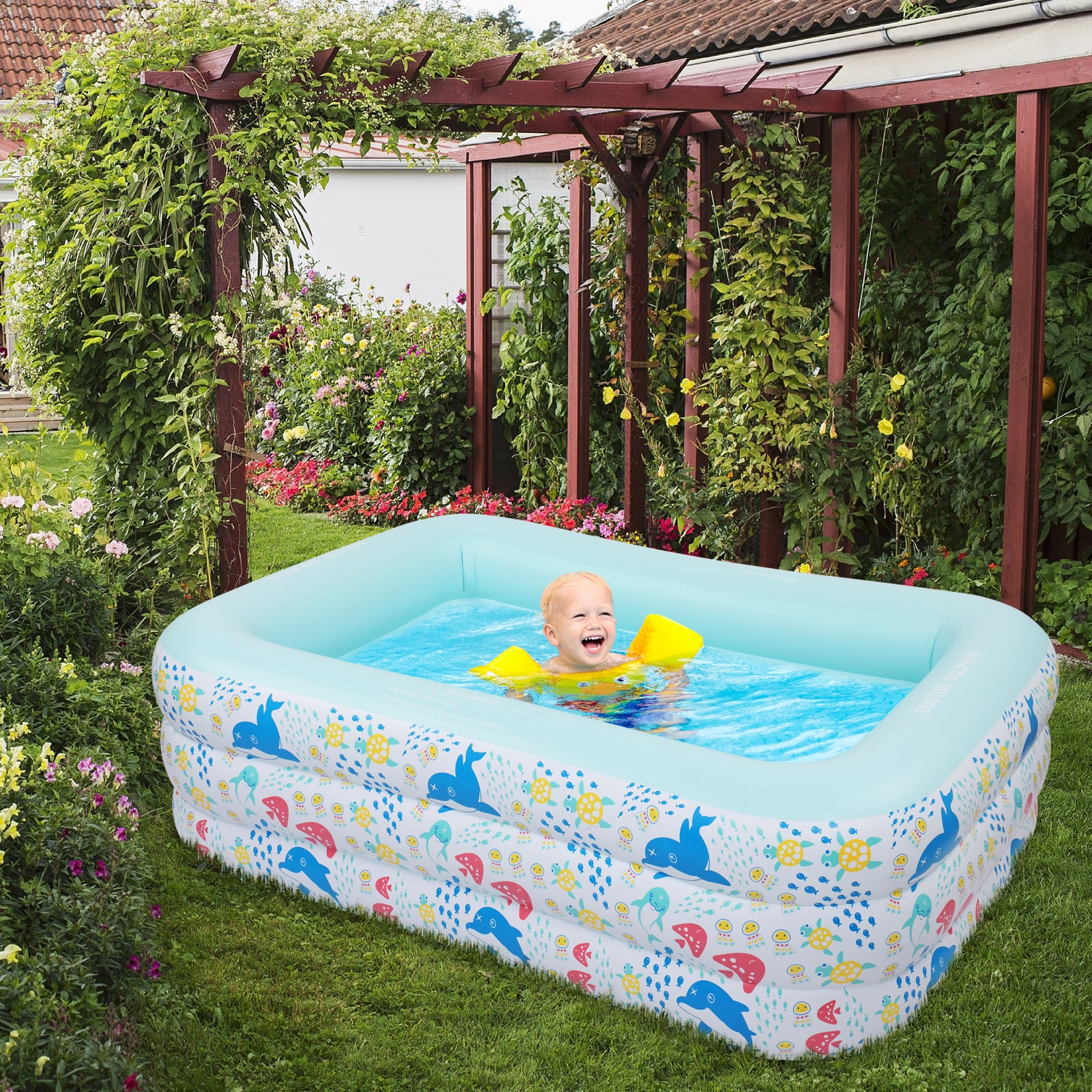 Indoor & Outdoor Inflatable Swim Pool for Kids - Craze Trends