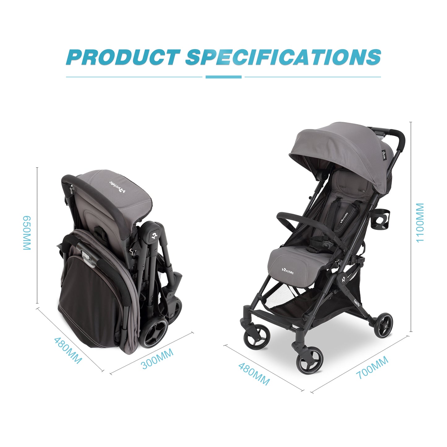 Lightweight aluminum Baby Stroller - Craze Trends