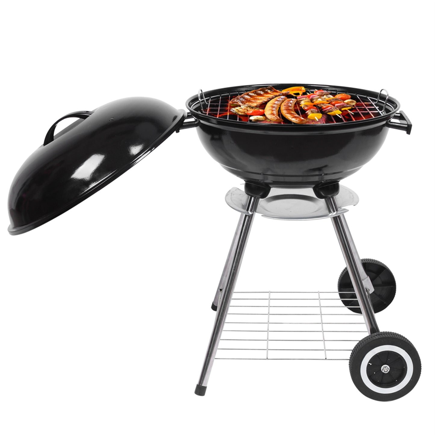 18 Inch Apple Charcoal Stove BBQ Grill For Outdoor Cooking - Craze Trends