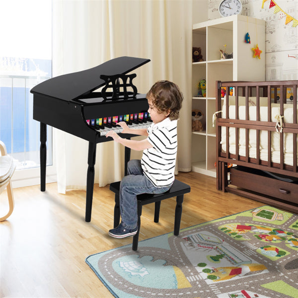 Wooden Toys 30-key Children's Wooden Piano with Music Stand - Craze Trends