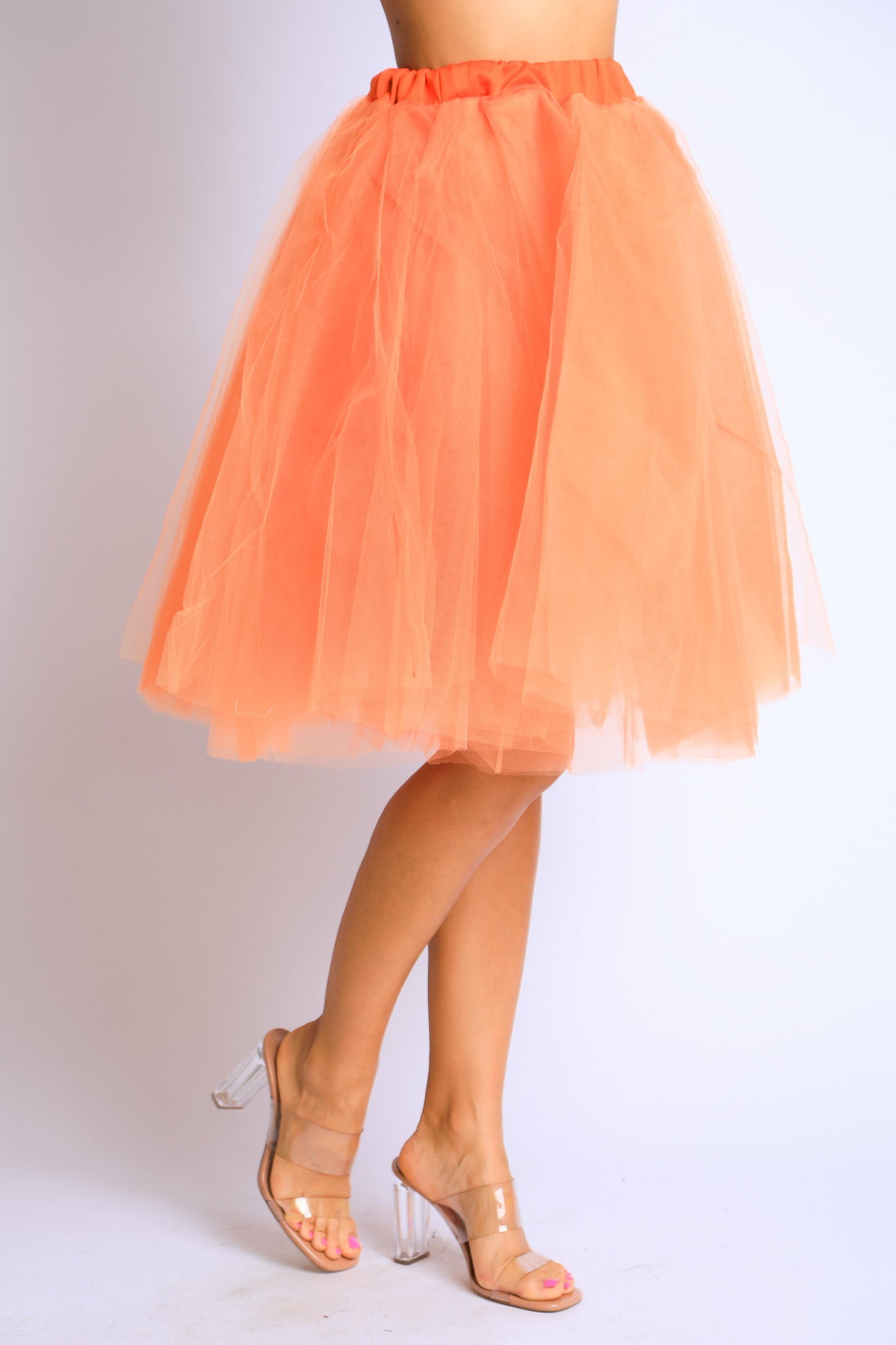 Tutu Tulle Knee Length A Line Ballet Dance Prom Party Layers Skirt - Craze Trends