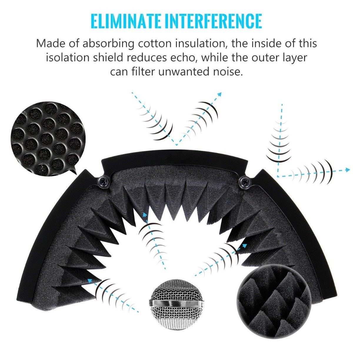 Microphone Isolation Shield Studio Mic Sound - Craze Trends