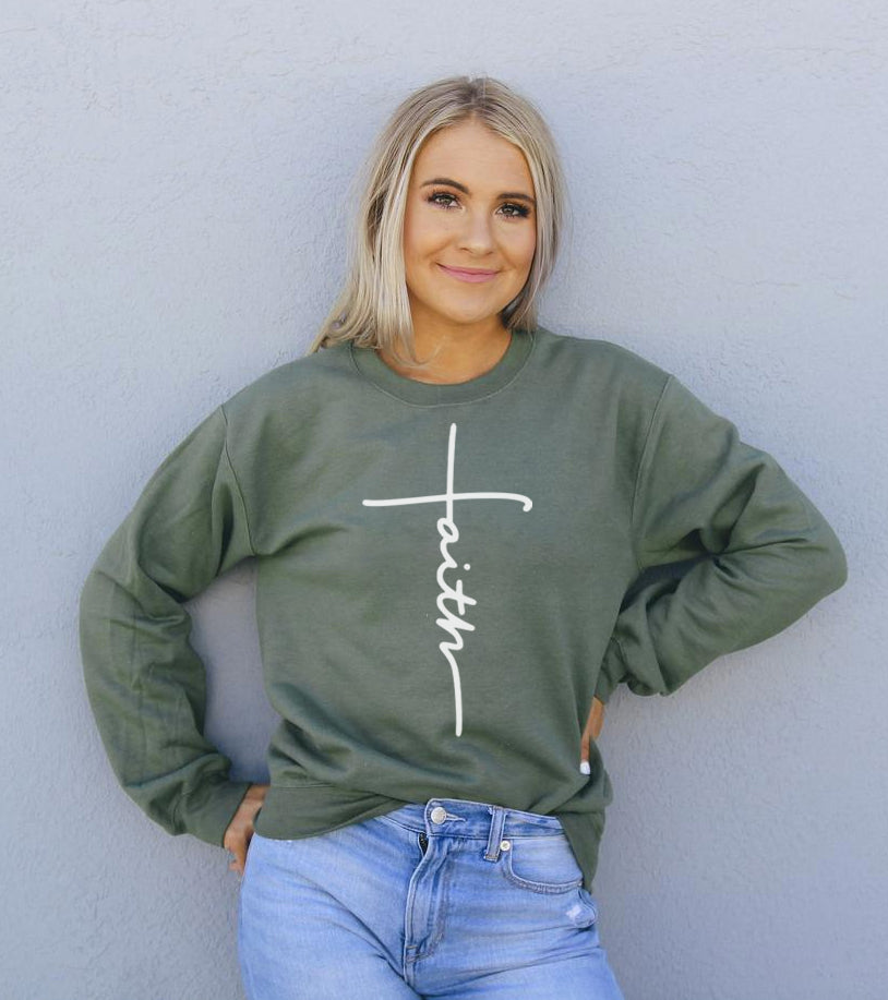 Faith Sweatshirt - Craze Trends