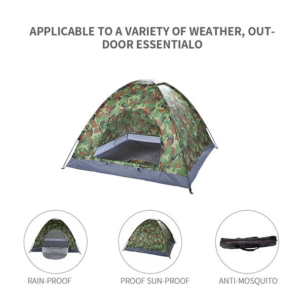 3-4 Person Camping Dome Tent Camouflage Tent - Craze Trends