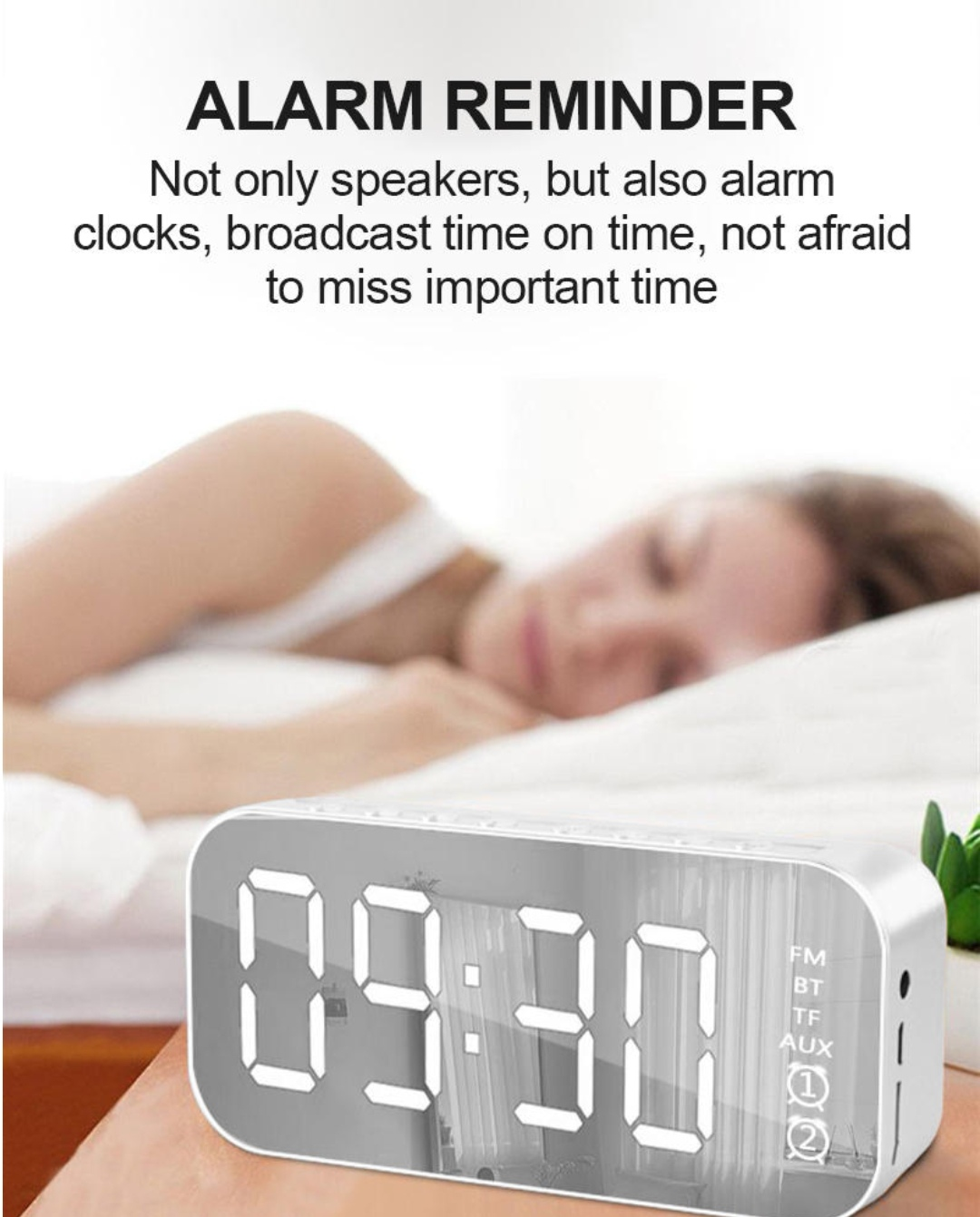 LED Display Alarm Clock Wireless Bluetooth Speakers - Craze Trends