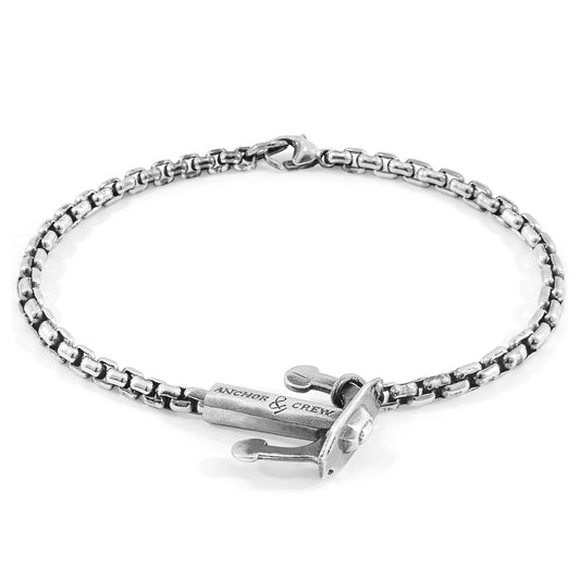 Union Anchor Silver Chain Bracelet - Craze Trends