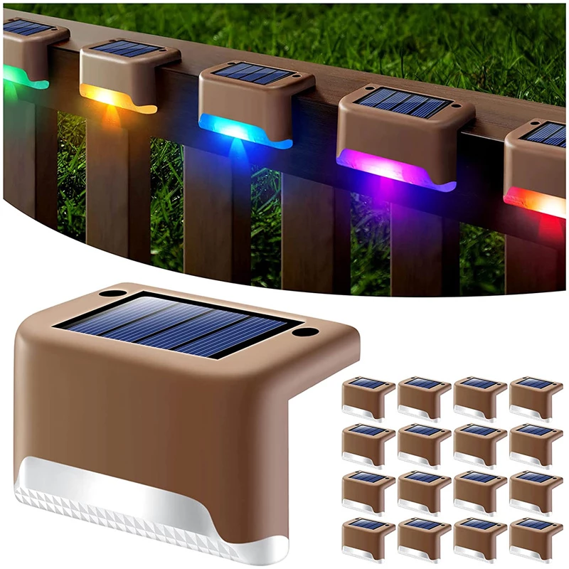 Solar Deck Lights LED Waterproof Outdoor Solar Powered LED Step Light - Craze Trends