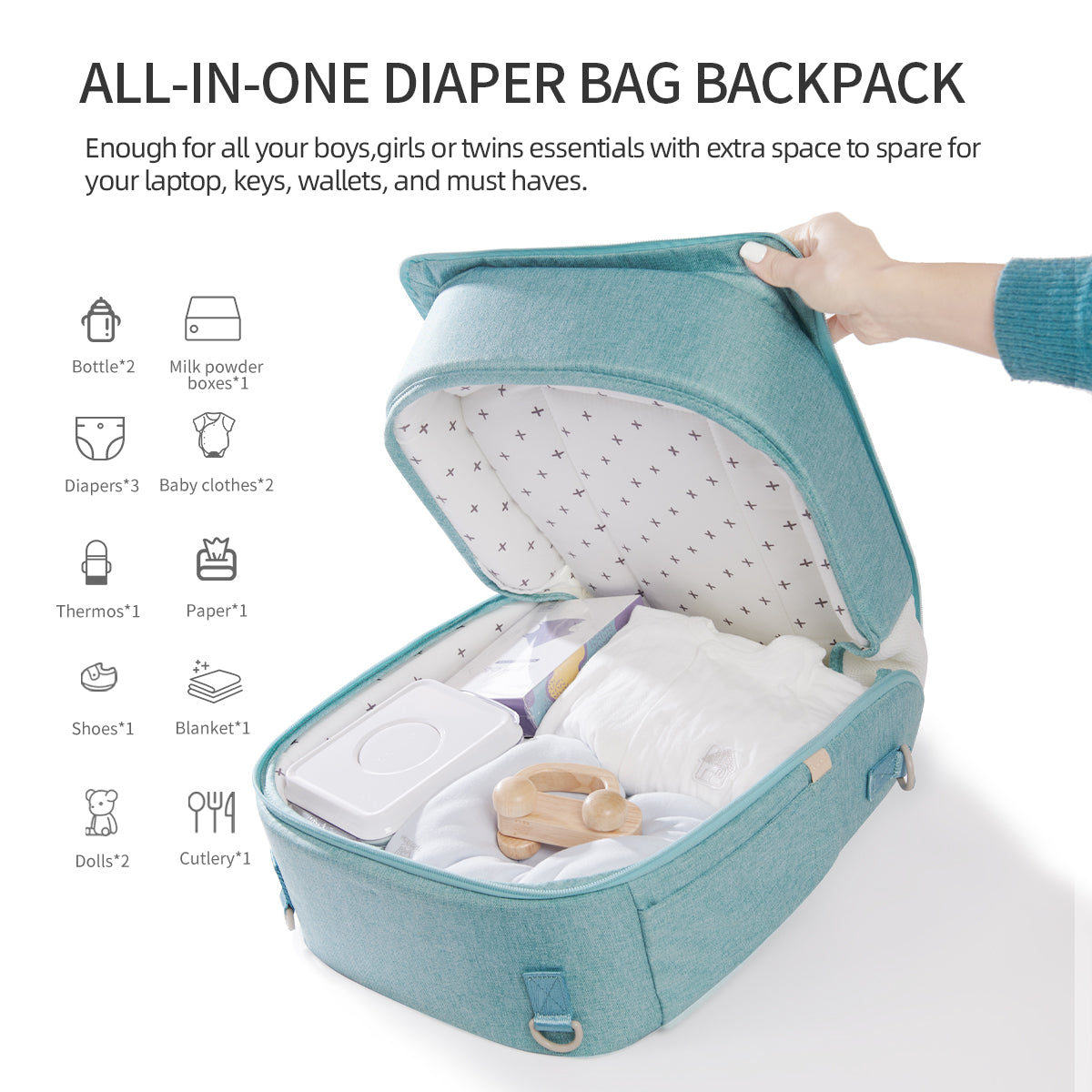 Portable Diaper Bag Backpack - Craze Trends